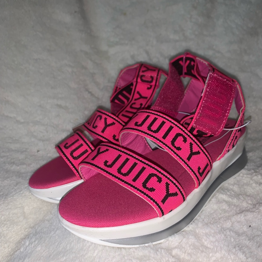 Juicy Couture Hot Pink Wedge/Platform